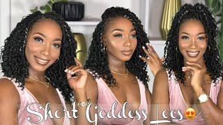 HOW TO SHORT GODDESS LOCS | 12” Faux Crochet Locs ft. Fulcrum Hair | Jodi The Island Girl