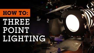 How To Set Up 3-Point Lighting for Film, Video and Photography