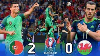 Portugal 2-0 Wales- FIFA EURO [2016] Semi Finale Extended Highlights Goals.. HD