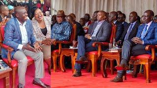 CRAZY CHEERS as Former DP Gachagua is recognized in Embu at event attended by Ruto, Uhuru & Kindiki!