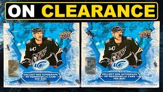 It's Already SLEEVED UP?!? - Opening 2 Boxes of 2022-23 Upper Deck Ice Hockey Hobby