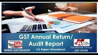 GST Annual Return & Audit Report