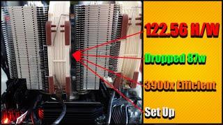 RYZEN 3900X CPU Mining Setup Better Efficiency Settings