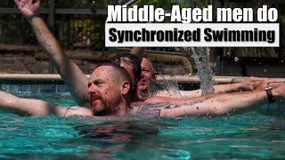 Hilarious Fail! Middle-Aged men do Synchronized Swimming