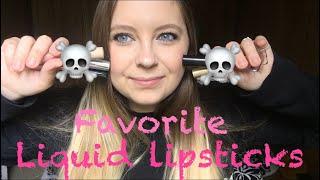 My Top 5 Favorite Liquid Lipsticks! | Connor Krystyn