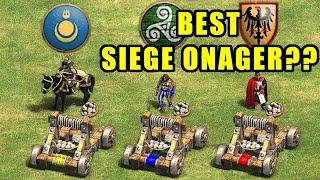 Which Civ has the Strongest Siege Onager | Age of Empire 2