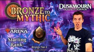  Bronze To Mythic: Episode 2 - Starting Rank: Bronze 2 - MTG Arena:  Duskmourn: House Of Horror 