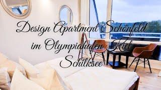 Ferienwohnung Kiel Schilksee. Das neue Design Apartment Schönfeld im Olympiahafen Kiel Schilksee...