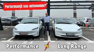 Tesla Model 3 Long Range versus Performance - test de consum