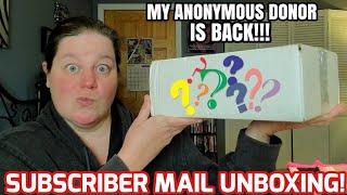 SUBSCRIBER MAIL UNBOXING! My Anonymous Donor Sent A Mystery Package!