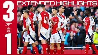 HAVERTZ, SAKA & MARTINELLI GOALS ️ | EXTENDED HIGHLIGHTS | Arsenal vs Southampton (3-1) | PL