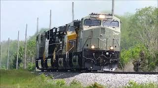 First Norfolk Southern BNSF Frankenstein Locomotive emerges with horn!