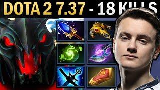 Shadow Fiend Gameplay Miracle with 18 Kills and Refresher - Dota 7.37