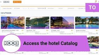 TO - How do you access the Hotel Catalog?