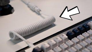 BEST BUDGET Mechanical Keyboard Coiled Cable!