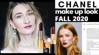 NEW CHANEL FALL 2020 MAKEUP LOOK ||NOT ONLY PINK EYESHADOW!||using LISA ELDRIDGE LIPSTICK