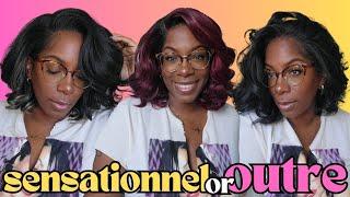 $40 Sensationnel or Outre? VERSUS Bare Lace Daria + Melted Hairline Sorana Bob Synthetic Wig Review