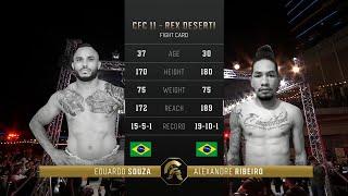 Eduardo Souza vs Alexandre | FREE FIGHT | CFC 23 Dubai