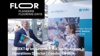 OBJEKT tv auf den Flanders Flooring Days bei der Condor Group