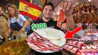 Trying RARE STREET FOOD in SPAIN  Is it really worth it?