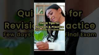 CA Final Exam Countdown: Quick Revision Tips for Success! #mittalcommerceclasses #cacoaching