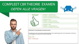 Compleet auto theorie examen januari 2023 - kennis - inzicht - voorrang