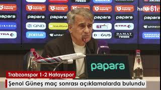 Trabzonspor'da Şenol Güneş'ten flaş açıklama! "Bir karar alacaksam..."