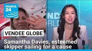 Vendee Globe: the esteemed sailor Samantha Davies also raises money for children with heart diseases