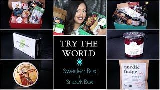 Try The World Unboxings! | Monthly Box + Snack Box!