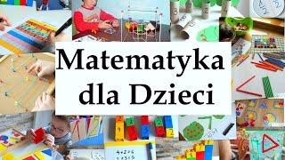 Matematyka i zabawy dla dzieci, nauka liczenia, tabliczka mnożenia, ułamki, moje dzieci kreatywnie.