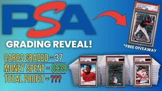 INSANE $1000 PSA Grade Reveal | Is It Worth It To Grade Cards? | FREE Sports Card Giveaway 