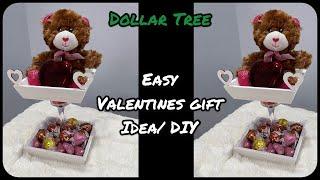 Dollar Tree Valentines gift idea DIY | Valentine’s Day decoration ideas | baby shower centerpiece