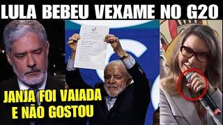 JANJA E LULA BEBADOS NO G20 FALARAM DEMAIS E O FIASCO FOI GRANDE NA GLOB0