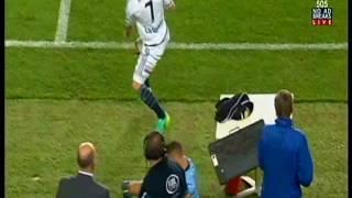 Michael Zullo Headbutts A Table Sydney Fc Vs Melbourne Victory