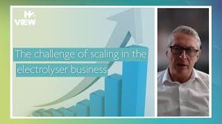 The challenge of scaling in the electrolyser business