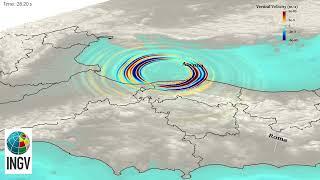 [VERSIONE NON AGGIORNATA] propagazione onde sismiche del terremoto Mw 5.5 - 9/11/2022 - versione 1.0