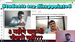 Student VS Acciojob || No Clickbait!! ||Urgent Meeting Update???