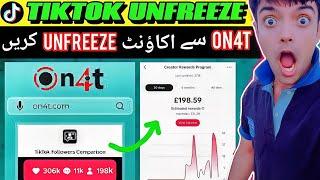 How To Unfreeze Tiktok Account In 2025  || On4t Sy Tiktok Account unfreeze Kaise kare