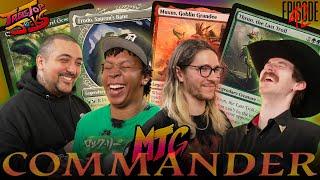 Commander Gameplay Wizard of Barge v Crocodile Jackson v Devin v Blackneto TTJ Ep 42