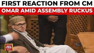 Omar Abdullah Pledges To Reinstate Article 370 Amidst Assembly Ruckus | India Today