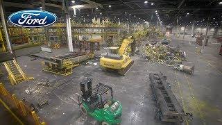 Ford Michigan Assembly Plant Time-Lapse – Changeover to 2019 Ranger Production Line