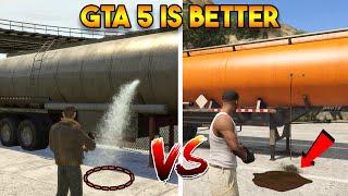 GTA 5 VS GTA 4 COMPARISON (WHICH IS MORE REALISTIC?)