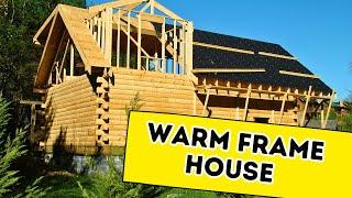 Warm Frame House Build  | Дом из Бруса