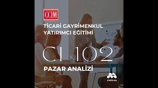 Piyasa Potansiyelinin Ortaya Çıkarılması:CCIM 102 Bilgilendirilmiş İş Kararları için Piyasa  Analizi