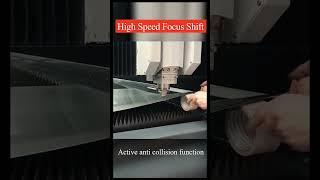 Anticollision high focus shift ultra  fibre laser cutting machine  #lasercutting #laser   #lasertech