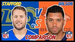 MATTHEW STAFFORD VS RUSSELL WILSON // NFL CAREER STATS COMPARISON