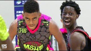 Emoni Bates GOES AT Chris Livingston! 8th Grader's EPIC Battle At MSHTV Camp