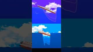 Reverse Tsunami Waves Vs Ships Physics (7) #floatingsandbox #ships
