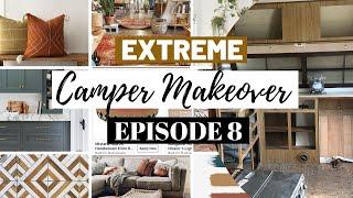 Extreme Camper Makeover | Boho style | Kitchen Reno | Episode 8