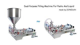 How To Use The Double Head Filling Machine For Paste And Liquid